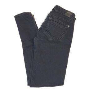 RVCA Weekender Skinny Jeans | Women's Size 24 | Black Ankle Zip